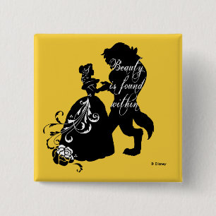 Beauty And The Beast   Beauty is Found Within Pinback Button