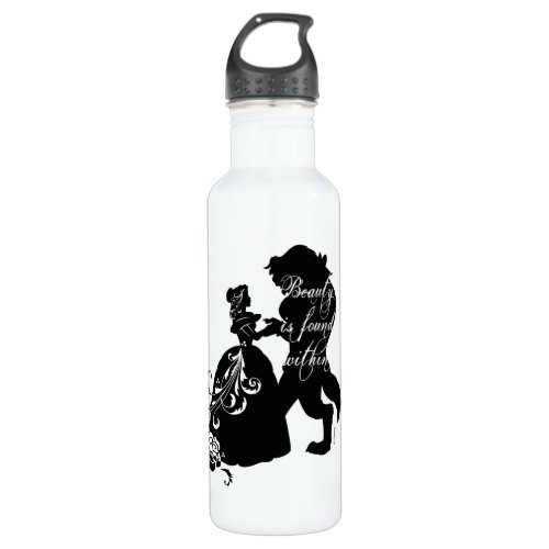 Beauty And The Beast  Beauty is Found Within Stainless Steel Water Bottle