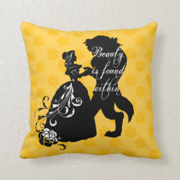 Beauty And The Beast | Beauty is Found Within Throw Pillow
