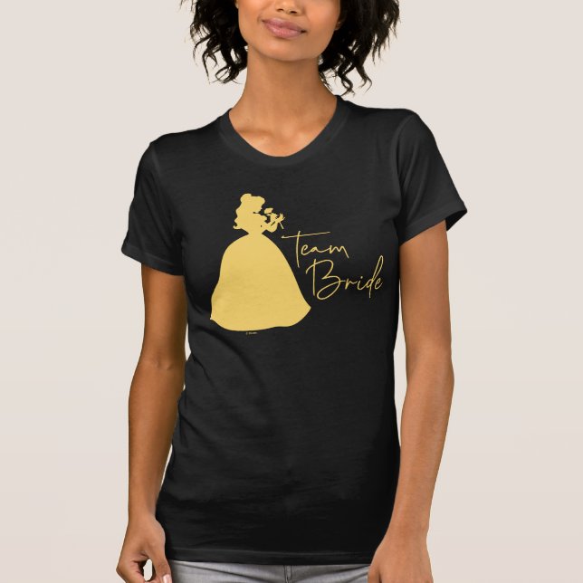 Beauty and the Beast - Belle |Team Bride Script  T-Shirt (Front)