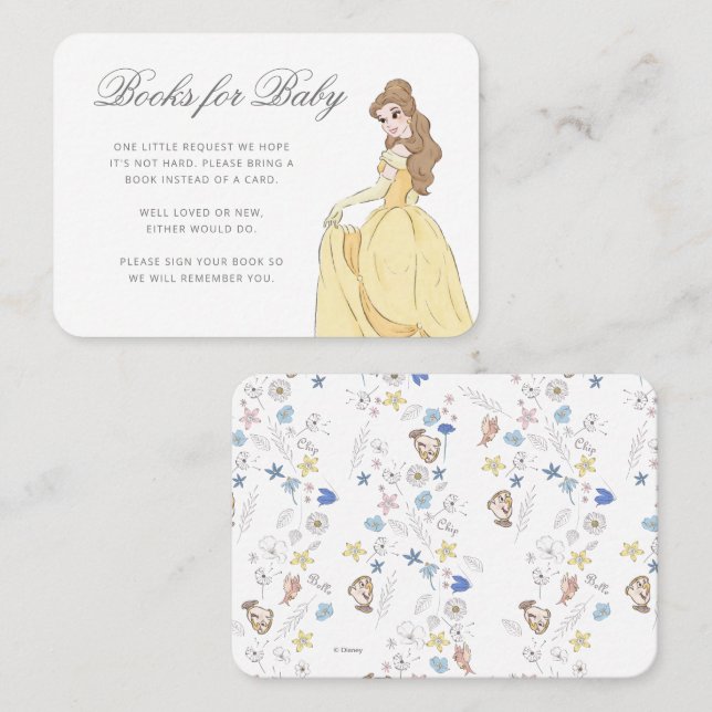 Beauty and the Beast | Books for Baby Insert Card (Front/Back)