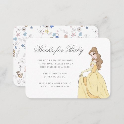 Beauty and the Beast  Books for Baby Insert Card