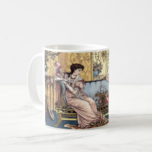 Beauty and the Beast by Walter Crane 1874 Coffee Mug