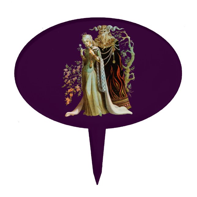 Beauty and the Beast Cake Topper (Front)