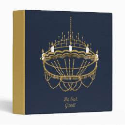 Beauty and the Beast | Chandelier - Be Our Guest 3 Ring Binder