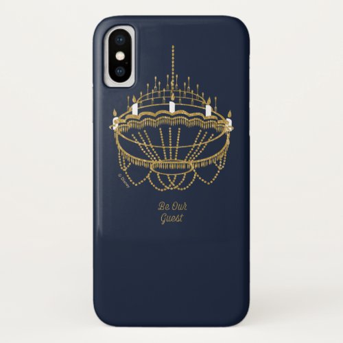 Beauty and the Beast  Chandelier _ Be Our Guest iPhone X Case