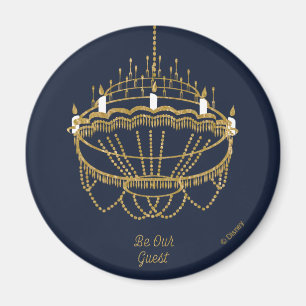 Beauty and the Beast Chandelier - Be Our Guest Magnet
