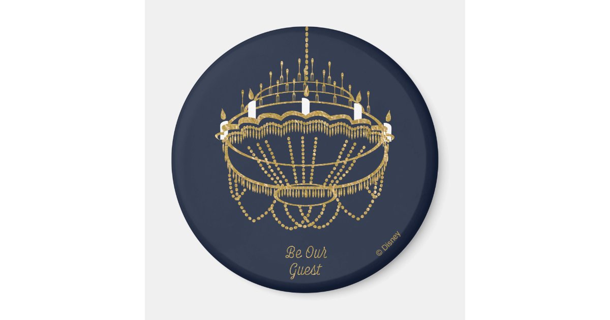 Beauty and the Beast | Chandelier - Be Our Guest Magnet ...