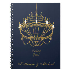 Beauty and the Beast Chandelier - Be Our Guest Notebook