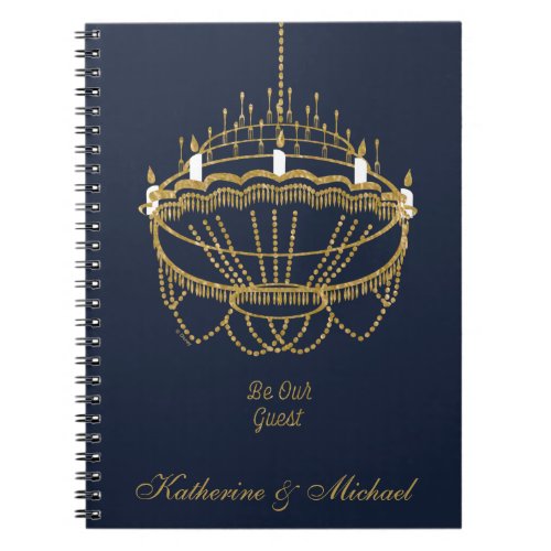 Beauty and the Beast  Chandelier _ Be Our Guest Notebook