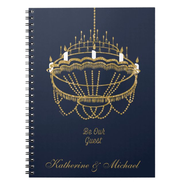 Beauty and the Beast | Chandelier - Be Our Guest Notebook (Front)