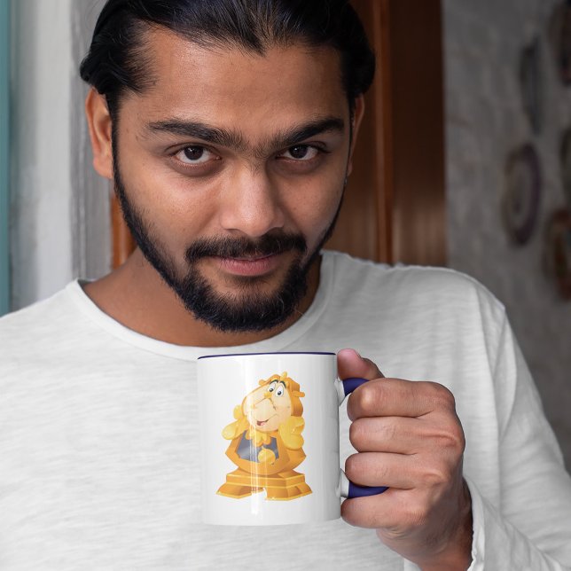 Beauty And The Beast | Cogsworth Mug (Person holding mug)