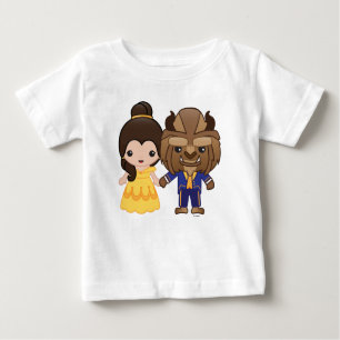 Beauty and the Beast Emoji Baby T-Shirt