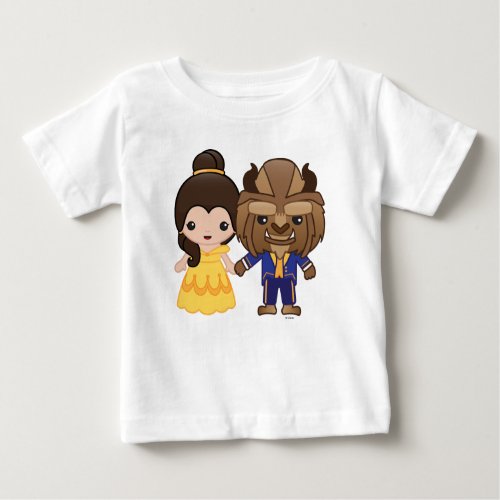 Beauty and the Beast Emoji Baby T_Shirt
