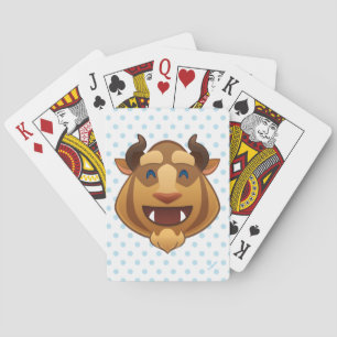 Beauty and the Beast Emoji Beast Playing Cards