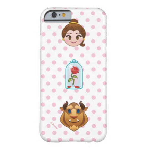Beauty and the Beast Emoji  Belle Rose  Beast Barely There iPhone 6 Case