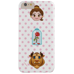 Beauty and the Beast Emoji   Belle, Rose & Beast Barely There iPhone 6 Plus Case