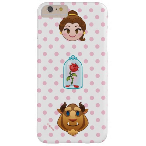 Beauty and the Beast Emoji  Belle Rose  Beast Barely There iPhone 6 Plus Case