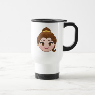 Beauty and the Beast Emoji Belle Travel Mug