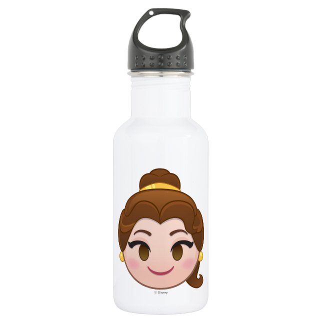 Beauty and the Beast Emoji | Belle Water Bottle (Front)