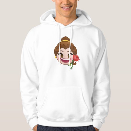 Beauty and the Beast Emoji  Belle with Rose Hoodie