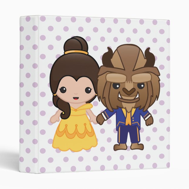 Beauty and the Beast Emoji Binder (Front/Spine)