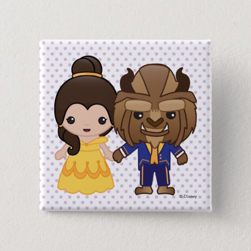 Beauty and the Beast Emoji Button