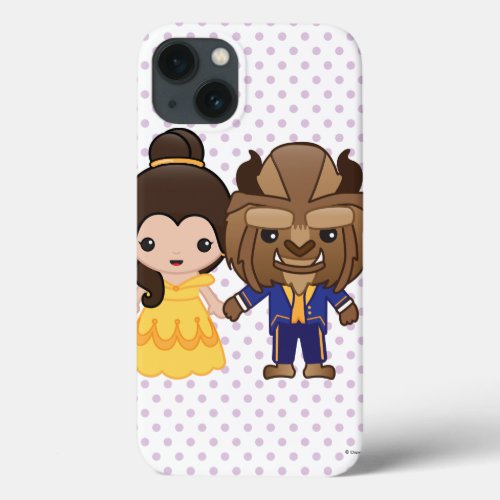 Beauty and the Beast Emoji iPhone 13 Case