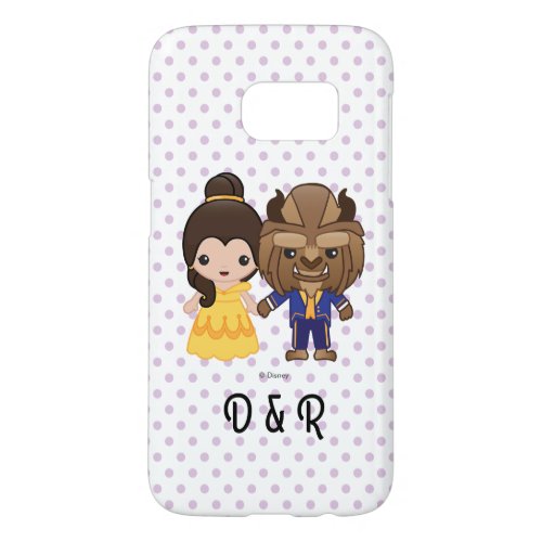 Beauty and the Beast Emoji Samsung Galaxy S7 Case