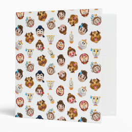 Beauty and the Beast Emoji | Character Pattern 3 Ring Binder