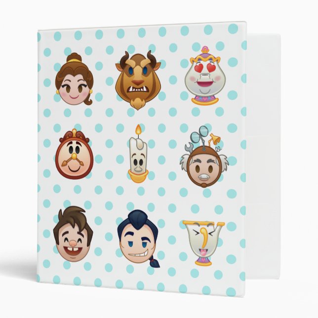 Beauty and the Beast Emoji | Characters Binder (Front/Inside)
