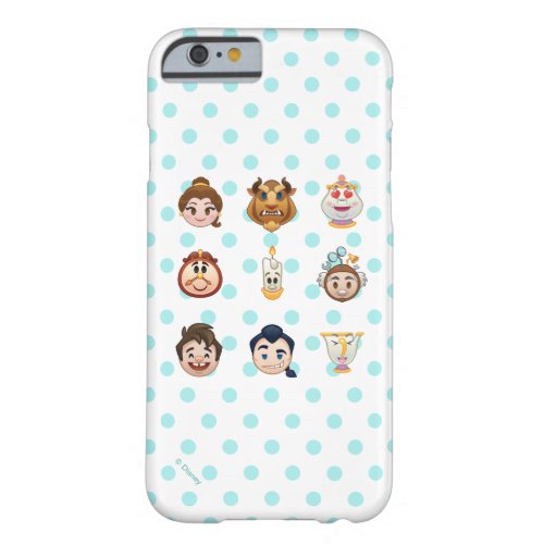 Beauty and the Beast Emoji  Characters Barely There iPhone 6 Case
