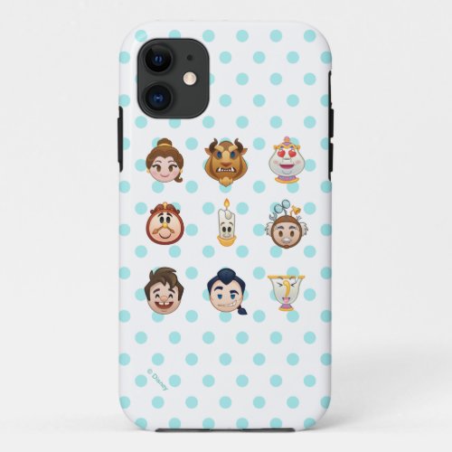 Beauty and the Beast Emoji  Characters iPhone 11 Case