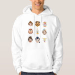 Beauty and the Beast Emoji | Characters Hoodie