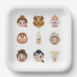 Beauty and the Beast Emoji | Characters Paper Plates