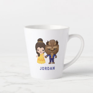 Beauty and the Beast Emoji Latte Mug