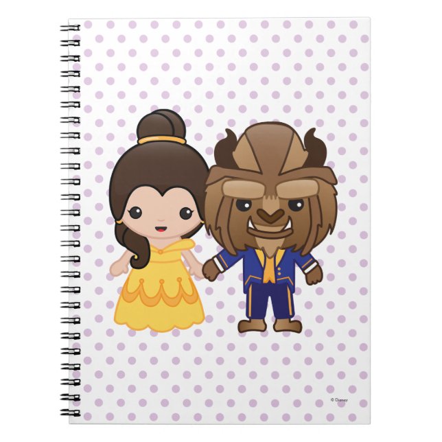 Beauty and the Beast Emoji Notebook (Front)