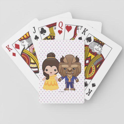 Beauty and the Beast Emoji Poker Cards