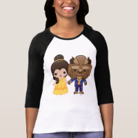 Beauty and the Beast Emoji T-Shirt