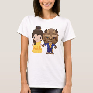 Beauty and the Beast Emoji T-Shirt