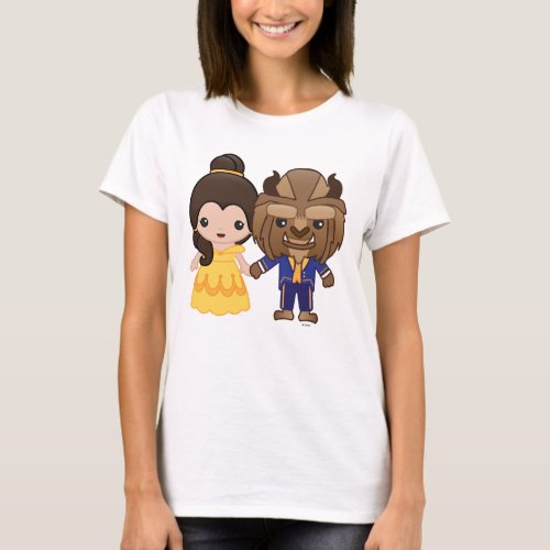 Beauty and the Beast Emoji T_Shirt