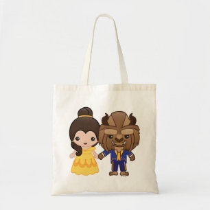Beauty and the Beast Emoji Tote Bag