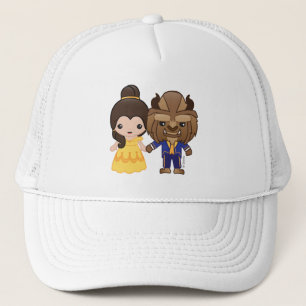 Beauty and the Beast Emoji Trucker Hat