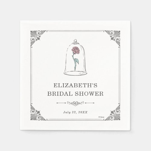 Beauty and the Beast  Enchanted Bridal Napkins