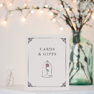 Beauty and the Beast Enchanted Rose Sweet 16 Foam Board