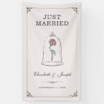 Beauty and the Beast | Enchanted Rose Wedding Banner