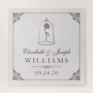 Beauty and the Beast   Enchanted Rose Wedding Jigsaw Puzzle