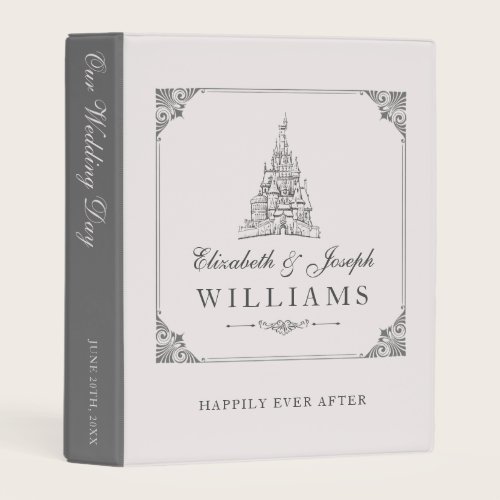 Beauty and the Beast | Fairy Tale Castle Wedding Mini Binder