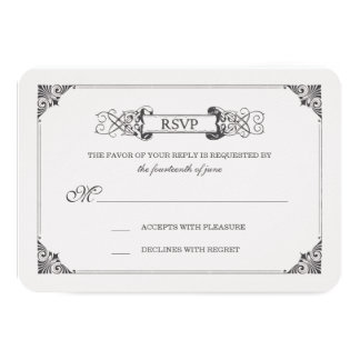 Beauty and the Beast | Fairy Tale - RSVP Card