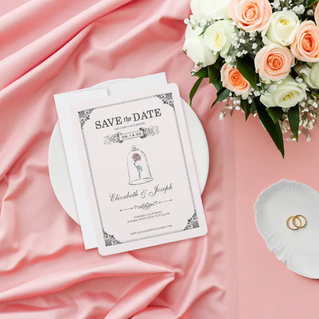 Beauty and the Beast | Fairy Tale - Save the Date